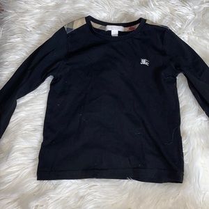 Burberry black kids shirt